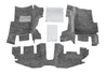 BedRug 97-06 Jeep TJ Front 3pc Floor Kit (w/o Center Console) - Incl Heat Shields (S/O Only) BedRug