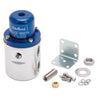 Edelbrock Fuel Pressure Regulator Carbureted 160 GPH 5-10 PSI 3/8In In/Out Returnless Blue/Clear Edelbrock