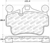 StopTech Performance 09-10 Porsche Boxster / 08-10 Boxster S/Cayman / 05-08 911 Front Brake Pads Stoptech