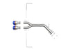 aFe Takeda 3in-2.5in 304 SS Axle-Back Exhaust w/Blue Flame Tip 19-20 Hyundai Veloster I4-1.6L(t) aFe