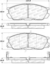 StopTech Street Brake Pads - Rear Stoptech