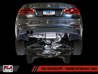 AWE Tuning BMW F3X 28i / 30i Touring Edition Axle-Back Exhaust Single Side - 80mm Black Tips AWE Tuning