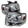 Spyder Ford Expedition 07-13 Projector Headlights Light Tube DRL Chrm PRO-YD-FE07-LTDRL-C SPYDER