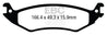 EBC 04-07 Ford Econoline E150 4.6 Yellowstuff Rear Brake Pads EBC