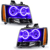 Oracle 07-13 Chevrolet Avalanche Pre-Assembed SMD Headlights - UV/Purple ORACLE Lighting