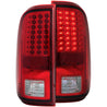 ANZO 2008-2015 Ford F-250 LED Taillights Red/Clear ANZO