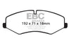 EBC 10-14 Land Rover LR4 5 Greenstuff Front Brake Pads EBC