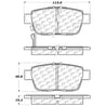 StopTech Street Touring 06-13 Honda Ridgeline / Acura TL Rear Brake Pads Stoptech