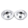 Power Stop 86-91 Mazda RX-7 Front Evolution Drilled & Slotted Rotors - Pair PowerStop