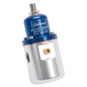 Edelbrock Fuel Pressure Regulator Carbureted 160 GPH 5-10 PSI 3/8In In/Out Returnless Blue/Clear Edelbrock