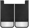 Husky Liners Universal 12in Wide Black Rubber Rear Mud Flaps w/ Weight Husky Liners