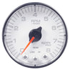Autometer Spek-Pro Gauge Tach 2 1/16in 8K Rpm W/ Shift Light & Peak Mem Wht/Blk AutoMeter