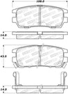 StopTech Street Brake Pads - Rear Stoptech