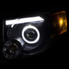 ANZO 2008-2012 Ford Escape Projector Headlights w/ Halo Black ANZO