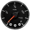 Autometer Spek-Pro Gauge Fuel Level 2 1/16in 0-270 Programmable Blk/Chrm AutoMeter