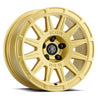 ICON Ricochet 15x7 5x100 15mm Offset 4.6in BS 56.1mm Bore Gloss Gold Wheel ICON