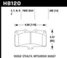 Hawk Mitsubishi 3000 GT VR4/ Dodge Stealth R/T 4WD Performance Ceramic Street Front Brake Pads Hawk Performance