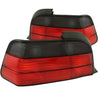 ANZO 1992-1998 BMW 3 Series E36 Coupe/Convertable Taillights Red/Smoke ANZO