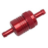Russell Performance Red Street Fuel Filter (3in Length 1-1/8in diameter 5/16in inlet/outlet) Russell