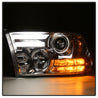 Spyder Dodge Ram 13-15 Projector Headlights Light Bar DRL Chrome PRO-YD-DR13-LBDRL-C SPYDER