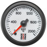 Autometer Stack 52mm 0-2000 Deg F Pro Stepper Motor Exhaust Gas Temp Gauge - White AutoMeter