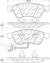 StopTech Street Touring 07-10 Audi S6/S8 Front Brake Pads Stoptech