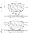 StopTech Street Select Brake Pads - Rear Stoptech