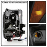 Spyder Ford Super Duty 11-16 Projector Headlights LEDHalo DRL All Black PRO-YD-FS11-HL-BKV2 SPYDER