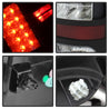 Spyder Dodge Ram 1500 13-14/Ram 2500 13-14 LED Tail Lights LED Model only - Blk ALT-YD-DRAM13-LED-BK SPYDER
