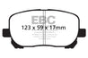 EBC 02-08 Pontiac Vibe 1.8 Yellowstuff Front Brake Pads EBC