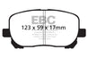 EBC 02-08 Pontiac Vibe 1.8 Ultimax2 Front Brake Pads EBC