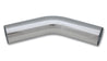 Vibrant 1.5in O.D. Universal Aluminum Tubing (45 degree bend) - Polished Vibrant