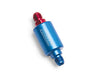 Russell Performance Red/Blue Anodized (3in Length 1-1/4in dia. -6 male inlet/outlet) Russell