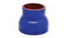 Vibrant 4 Ply Reinforced Silicone Transition Connector - 2.75in I.D. x 3in I.D. x 3in long (BLUE) Vibrant