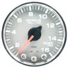 Autometer Spek-Pro Gauge Nitrous Press 2 1/16in 1600psi Stepper Motor W/Peak & Warn Slvr/Chrm AutoMeter