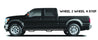 N-Fab Nerf Step 16-17 Toyota Tacoma Double Cab 5ft Bed - Gloss Black - W2W - 3in N-Fab