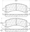 StopTech Sport Brake Pads w/Shims and Hardware - Front Stoptech