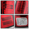 Spyder Dodge Ram 1500 13-14 13-14 LED Tail Lights LED Model only - Red Clear ALT-YD-DRAM13-LED-RC SPYDER