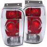 ANZO 1998-2001 Ford Explorer Taillights Chrome ANZO