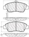 StopTech Performance 09-17 Honda Fit Front Brake Pads Stoptech