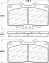 StopTech Street Brake Pads - Front Stoptech