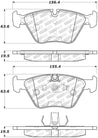 StopTech Performance 06-09 BMW M3/Z4 (E86/E89) Front Brake Pads Stoptech