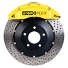 StopTech 08-10 Audi S5 Front BBK w/ Yellow ST-60 Calipers Drilled 380x32mm Rotors Pads Lines Stoptech