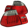 ANZO 1999-2001 BMW 3 Series E46 LED Taillights Red/Clear 4pc ANZO