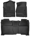 Husky Liners 14-18 Chevrolet Silverado Crew Cab X-Act Contour Front & Second Seat Floor Liners Husky Liners