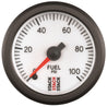 Autometer Stack 52mm 0-100 PSI 1/8in NPTF Male Pro Stepper Motor Fuel Pressure Gauge - White AutoMeter