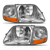 ANZO 1997-2003 Ford F-150 Crystal Headlight G2 Clear With Parking Light ANZO