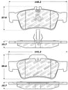 StopTech Performance Mercedes Benz Rear Brake Pads Stoptech