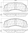 StopTech Street Select Brake Pads - Front/Rear Stoptech