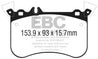 EBC 2014+ Mercedes-Benz CLA45 AMG 2.0L Turbo Redstuff Front Brake Pads EBC